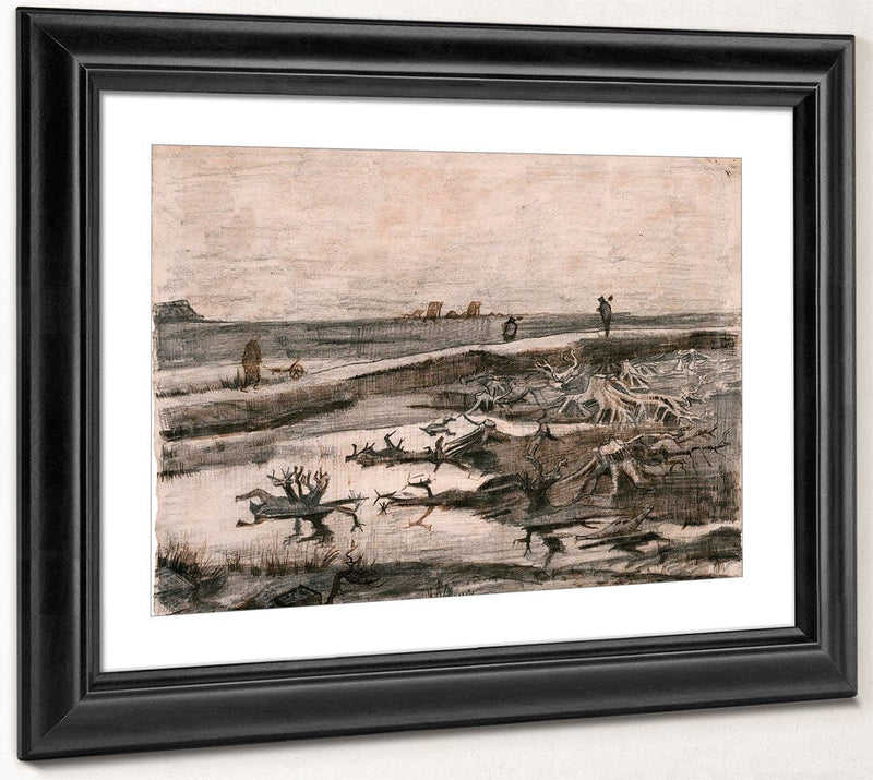 Landscape With Bog Trunks (Travaux Aux Champs) By Vincent Van Gogh Phoenix 4x3