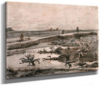 Landscape With Bog Trunks (Travaux Aux Champs) By Vincent Van Gogh Phoenix 4x3
