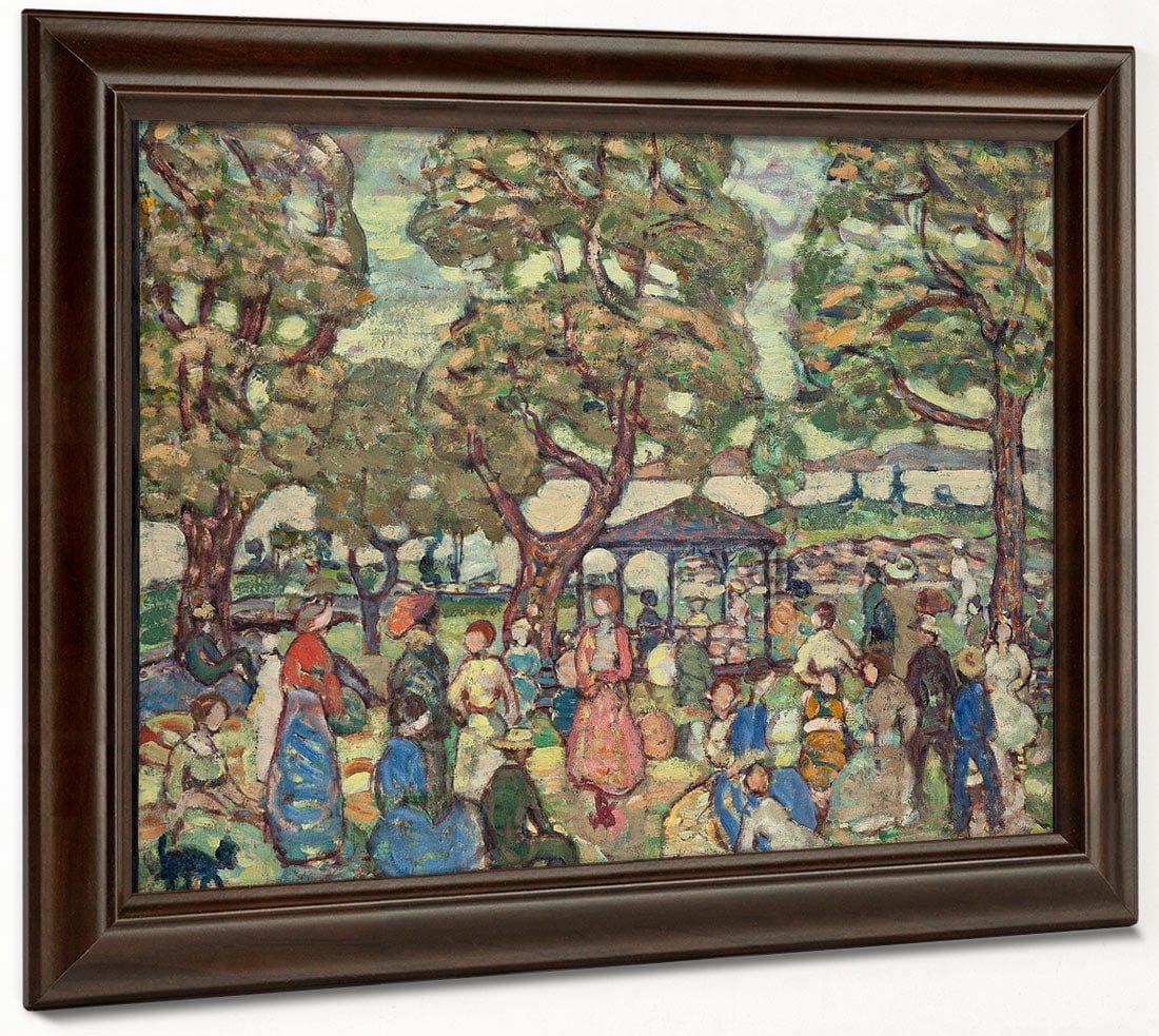Landscape With Figures No. 2 By Maurice Brazil Prendergast Phoenix 4x3
