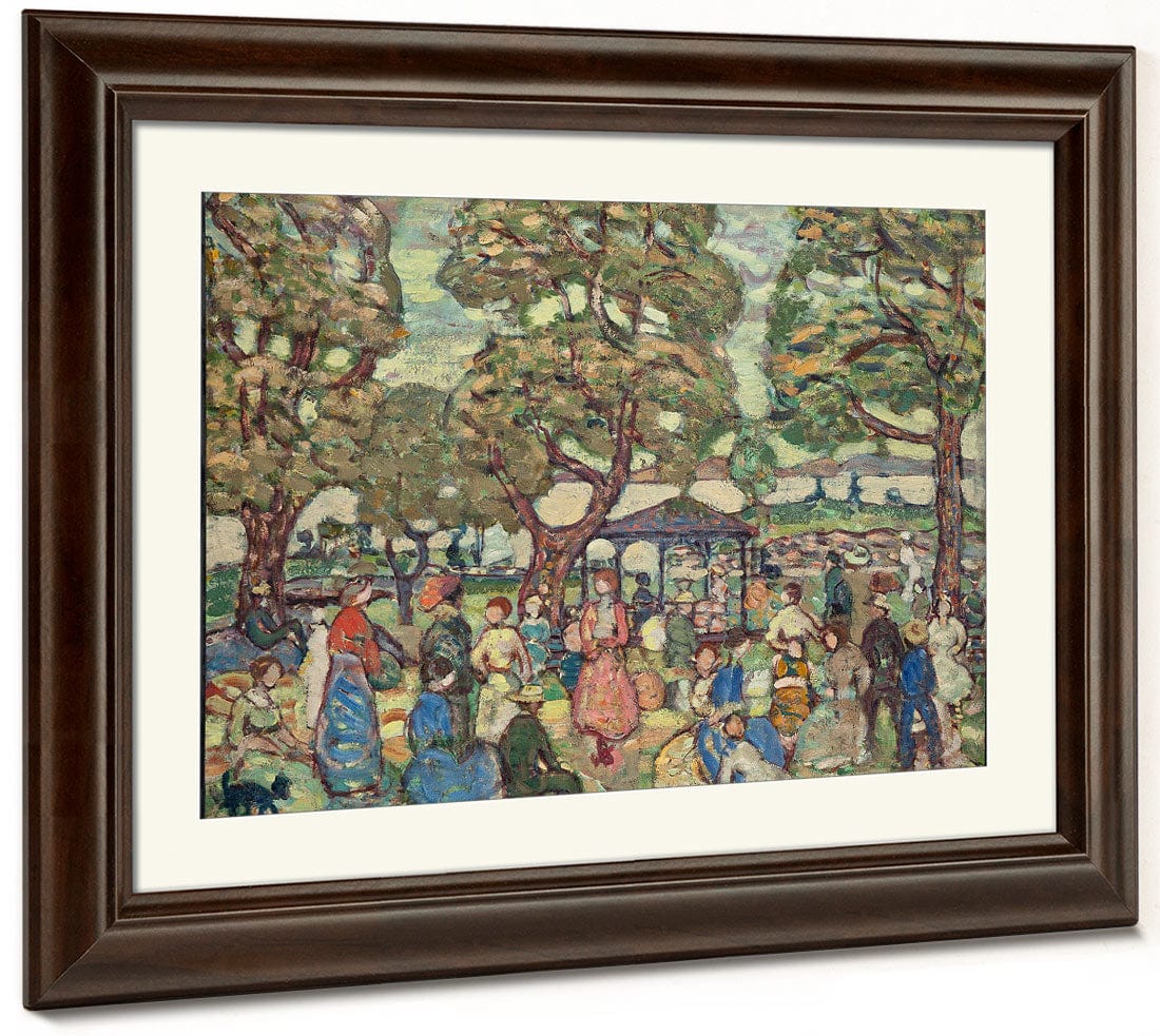 Landscape With Figures No. 2 By Maurice Brazil Prendergast Phoenix 4x3