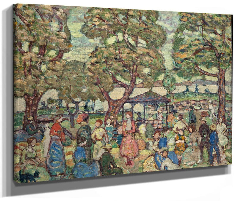 Landscape With Figures No. 2 By Maurice Brazil Prendergast Phoenix 4x3