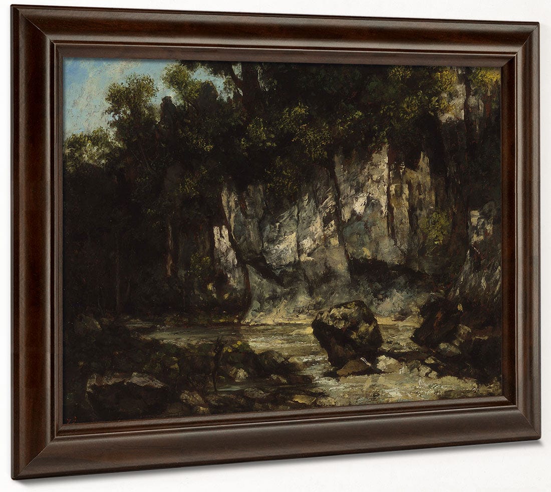 Landscape With Stag By Jean Desire Gustave Courbet Phoenix 4x3