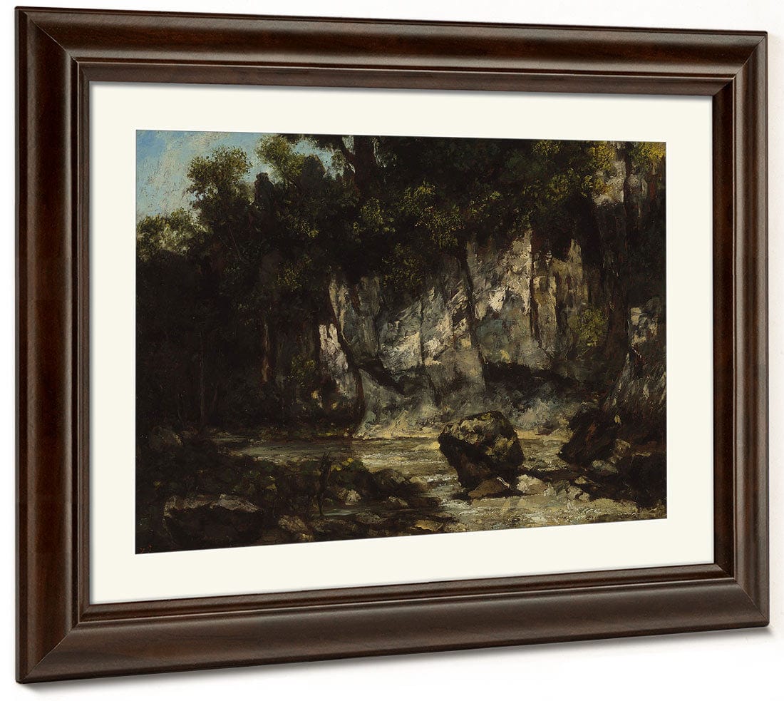 Landscape With Stag By Jean Desire Gustave Courbet Phoenix 4x3