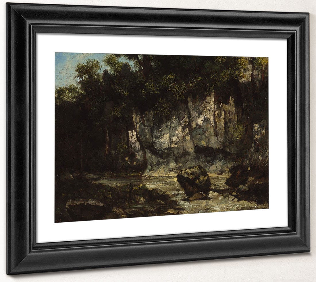 Landscape With Stag By Jean Desire Gustave Courbet Phoenix 4x3