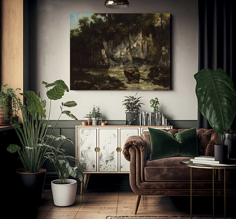 Landscape With Stag By Jean Desire Gustave Courbet Phoenix 4x3