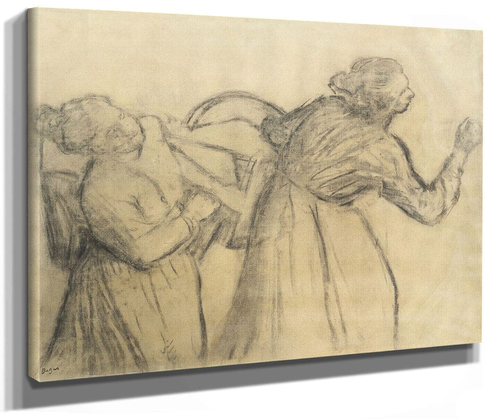 Laundress Carrying Linen By Edgar Degas Phoenix 4x3