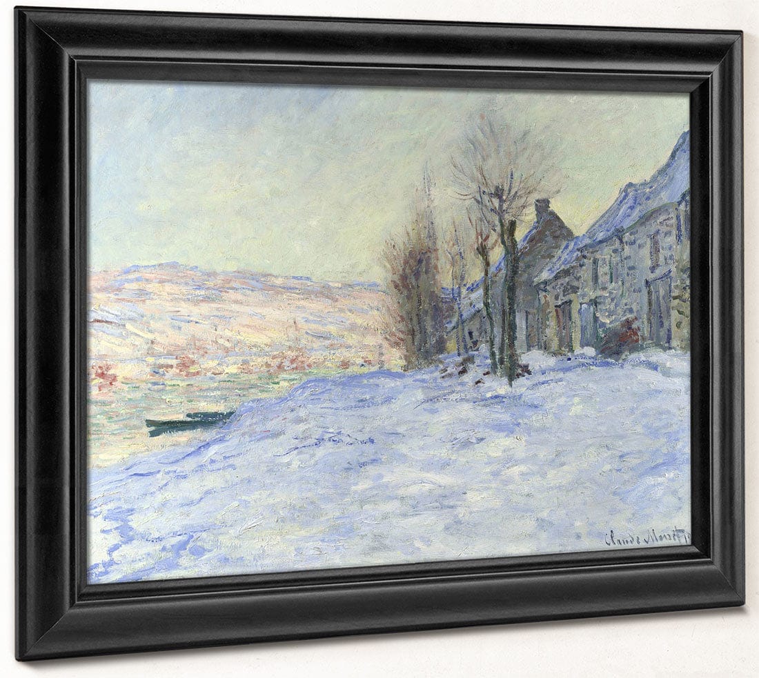 Lavacourt Under Snow By Claude Monet Phoenix 4x3