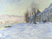Lavacourt Under Snow By Claude Monet Phoenix 4x3