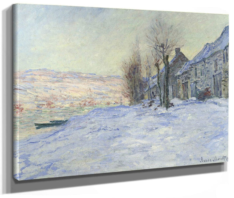 Lavacourt Under Snow By Claude Monet Phoenix 4x3
