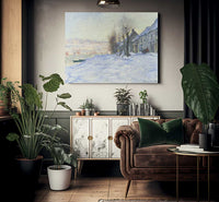 Lavacourt Under Snow By Claude Monet Phoenix 4x3