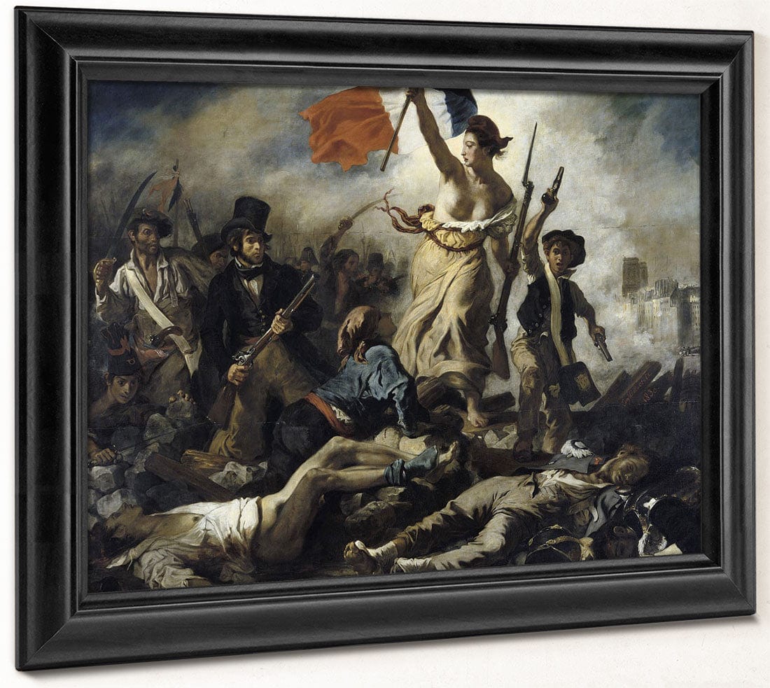 Le 28 Juillet 1830   La Liberte Guidant Le Peuple By Ferdinand Victor Eugene Delacroix Phoenix 4x3