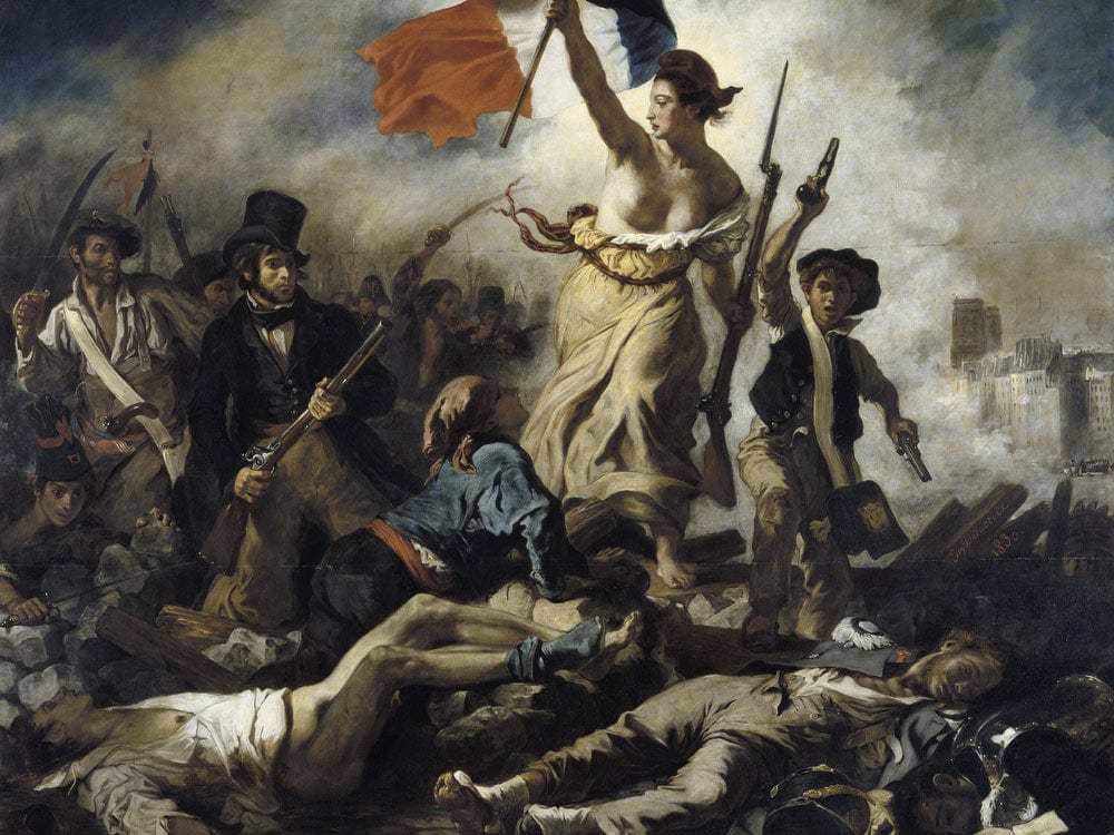 Le 28 Juillet 1830   La Liberte Guidant Le Peuple By Ferdinand Victor Eugene Delacroix Phoenix 4x3