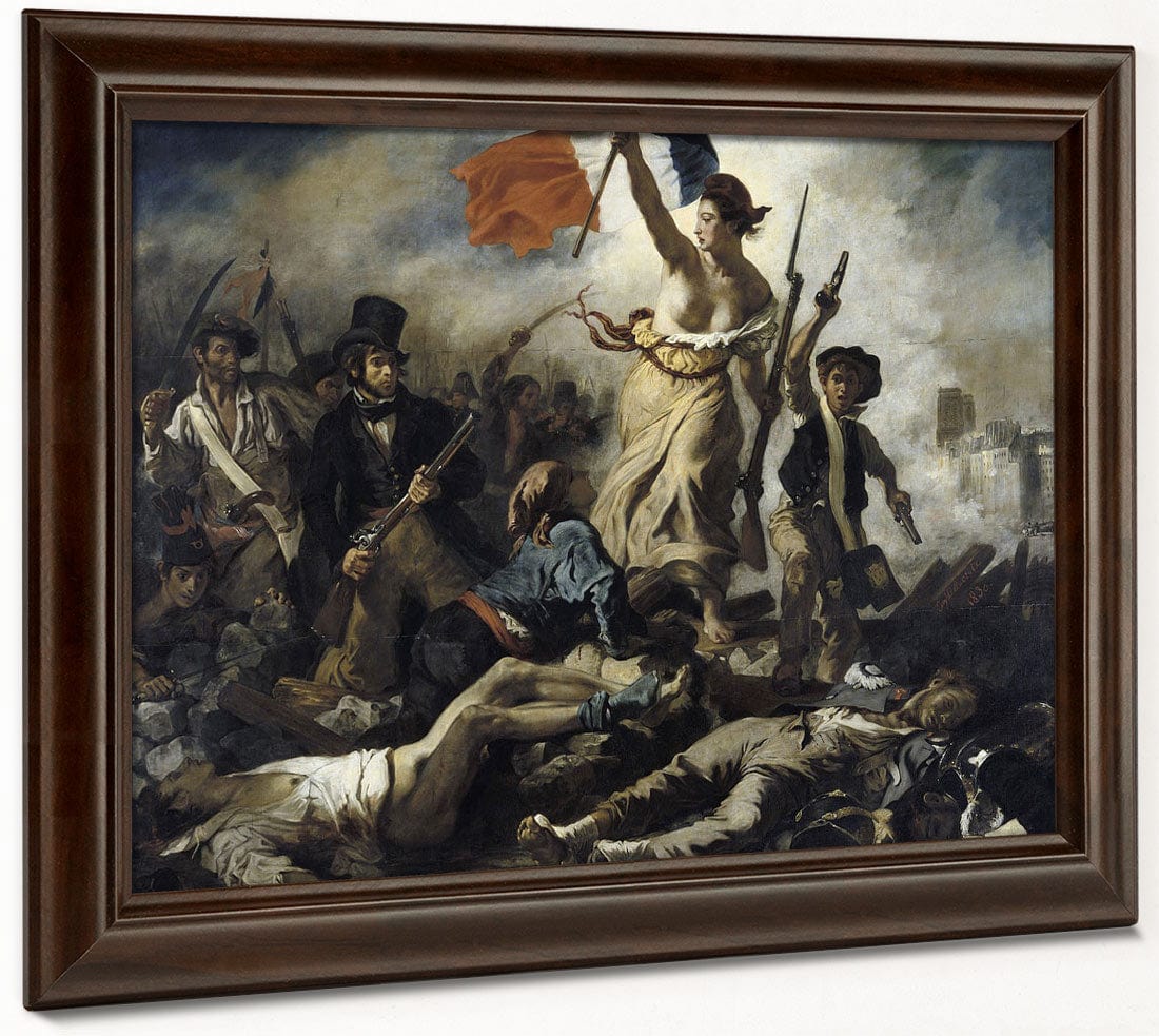 Le 28 Juillet 1830   La Liberte Guidant Le Peuple By Ferdinand Victor Eugene Delacroix Phoenix 4x3