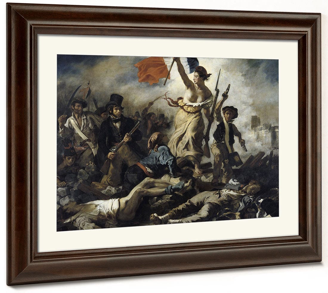 Le 28 Juillet 1830   La Liberte Guidant Le Peuple By Ferdinand Victor Eugene Delacroix Phoenix 4x3