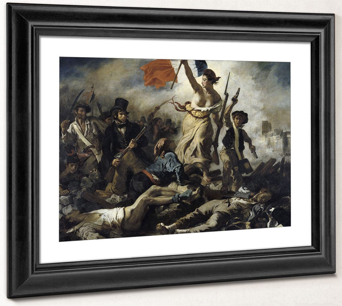Le 28 Juillet 1830   La Liberte Guidant Le Peuple By Ferdinand Victor Eugene Delacroix Phoenix 4x3