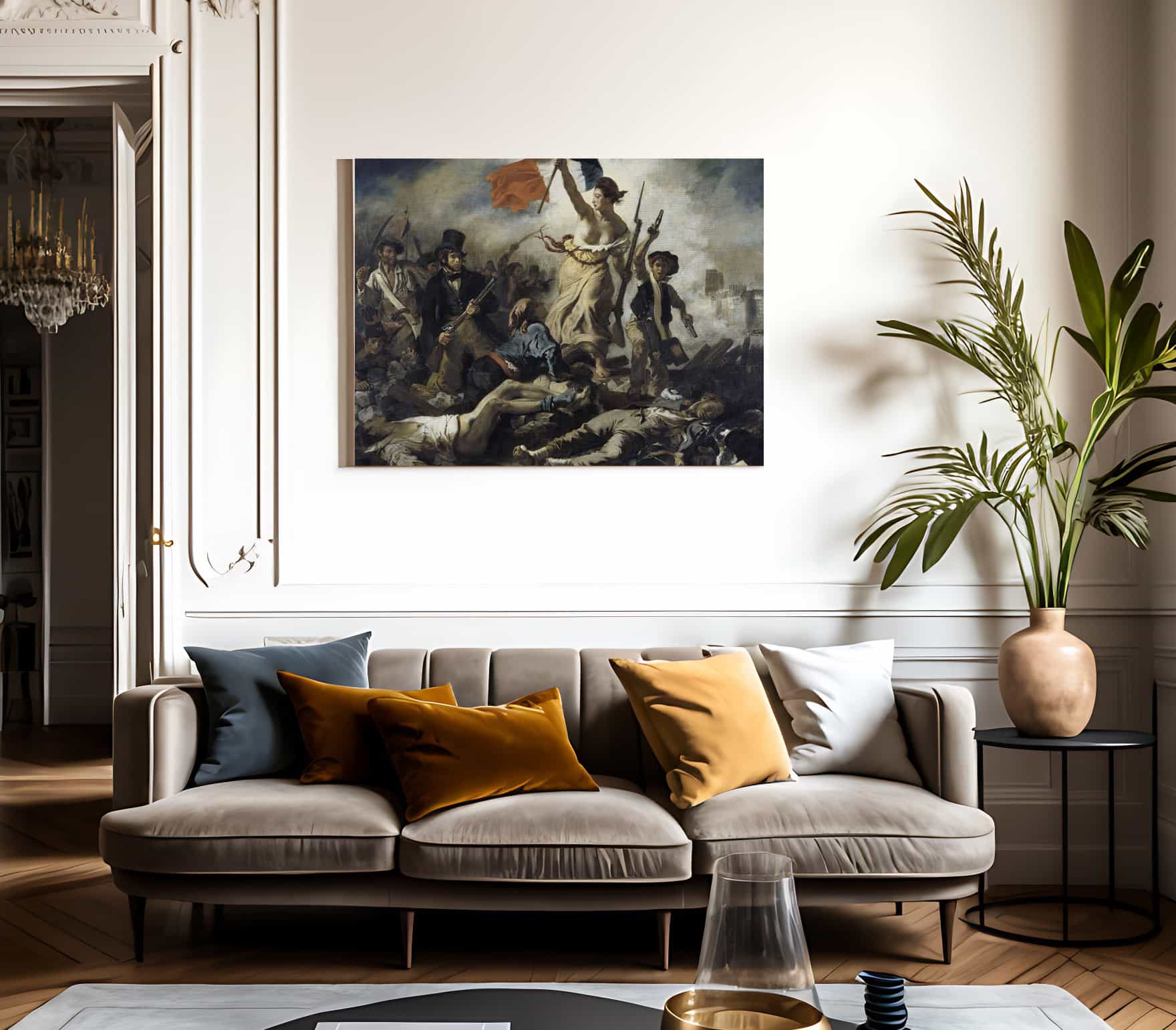 Le 28 Juillet 1830   La Liberte Guidant Le Peuple By Ferdinand Victor Eugene Delacroix Phoenix 4x3