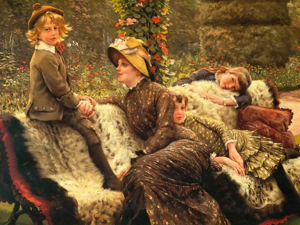 Le Banc De Jardin By James Tissot Phoenix 4x3