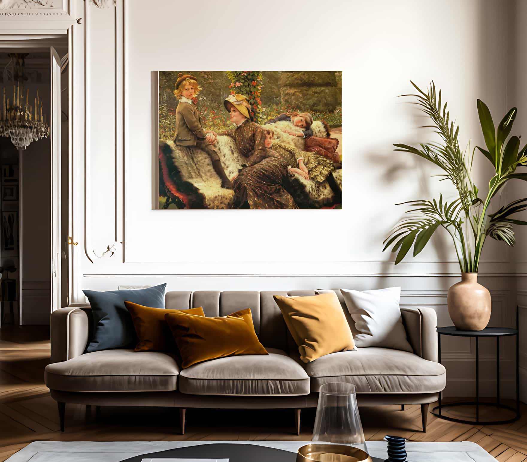 Le Banc De Jardin By James Tissot Phoenix 4x3