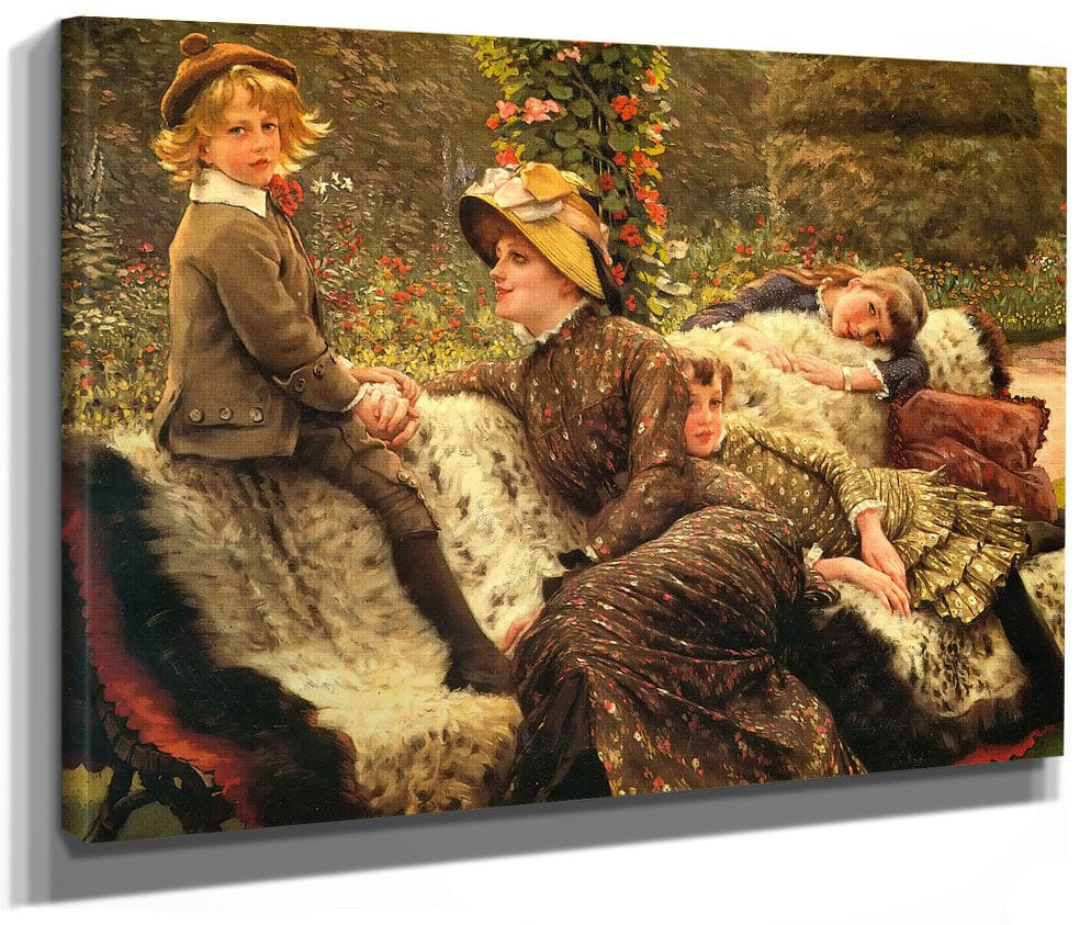 Le Banc De Jardin By James Tissot Phoenix 4x3