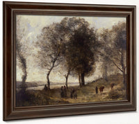 Le Lac (Or Le Chemin Des Vaches) By Jean Baptiste Camille Corot Phoenix 4x3