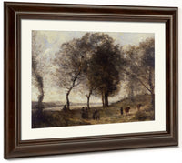 Le Lac (Or Le Chemin Des Vaches) By Jean Baptiste Camille Corot Phoenix 4x3