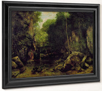 Le Puits Noir, Doubs By Jean Desire Gustave Courbet Phoenix 4x3