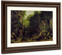 Le Puits Noir, Doubs By Jean Desire Gustave Courbet Phoenix 4x3