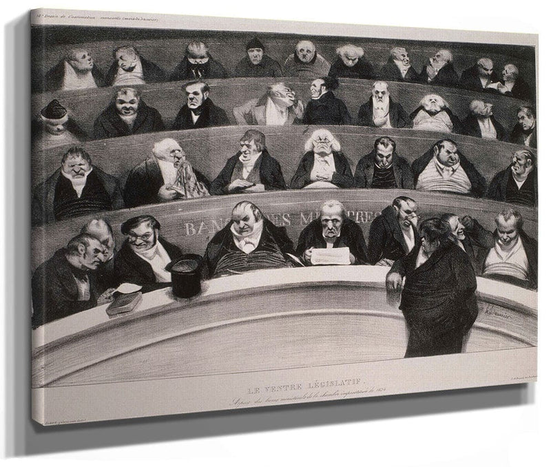 Le Ventre Legislatif 1 By Honore Daumier Phoenix 4x3