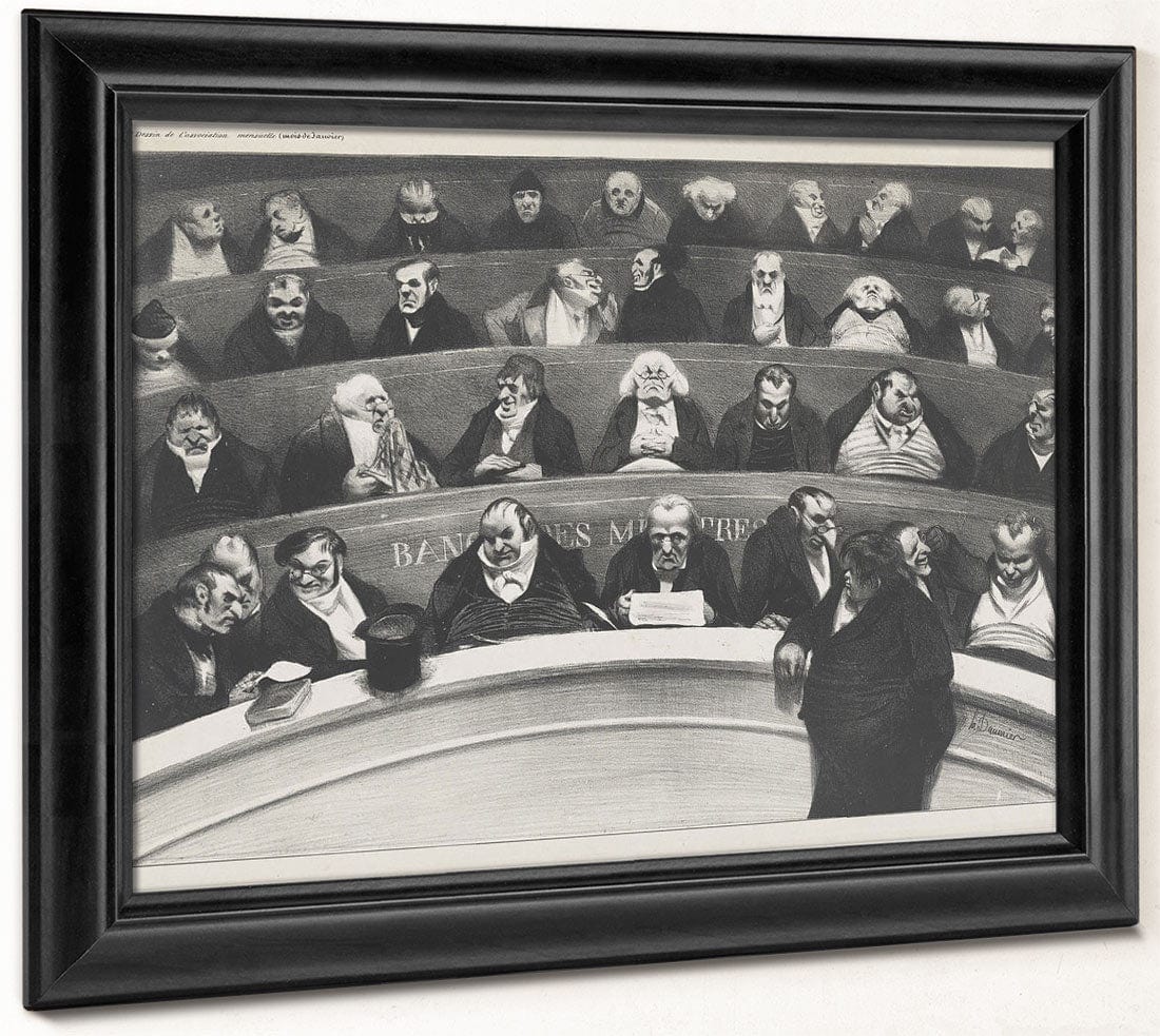 Le Ventre Legislatif (The Legislative Belly) By Honore Daumier Phoenix 4x3