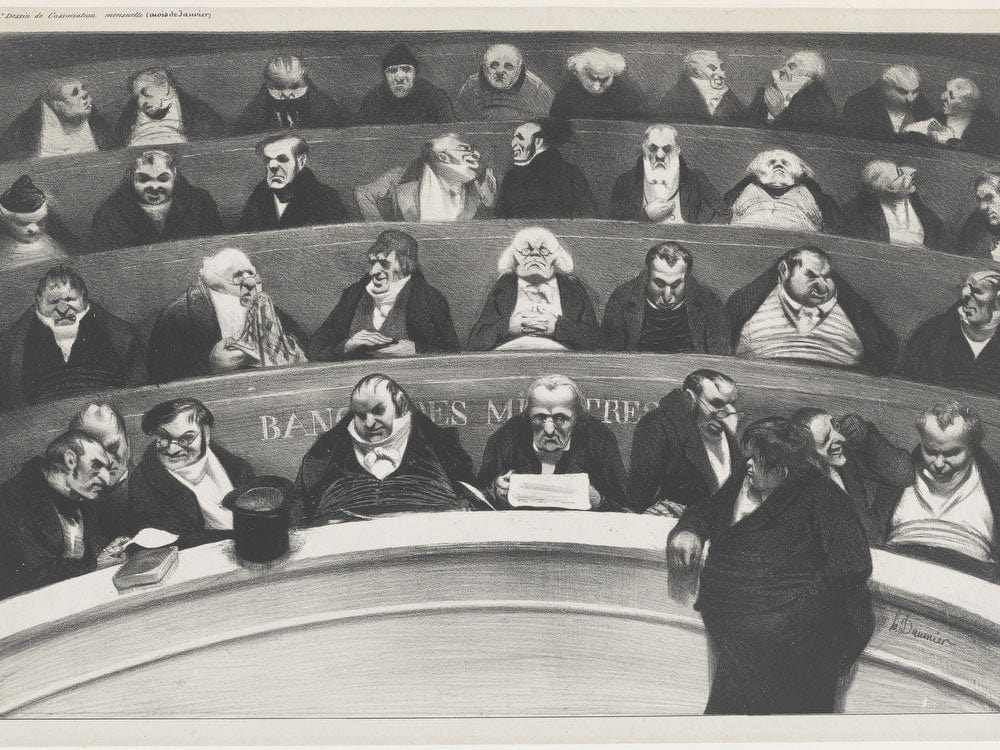 Le Ventre Legislatif (The Legislative Belly) By Honore Daumier Phoenix 4x3