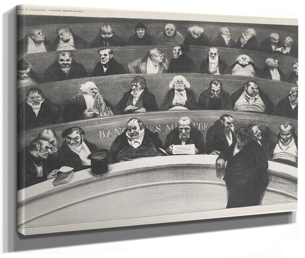 Le Ventre Legislatif (The Legislative Belly) By Honore Daumier Phoenix 4x3