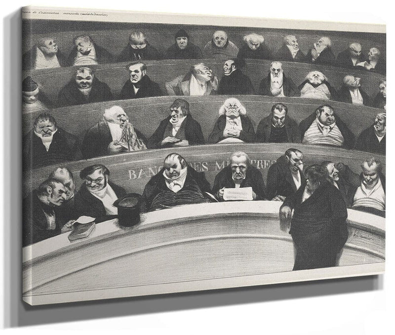 Le Ventre Legislatif (The Legislative Belly) By Honore Daumier Phoenix 4x3