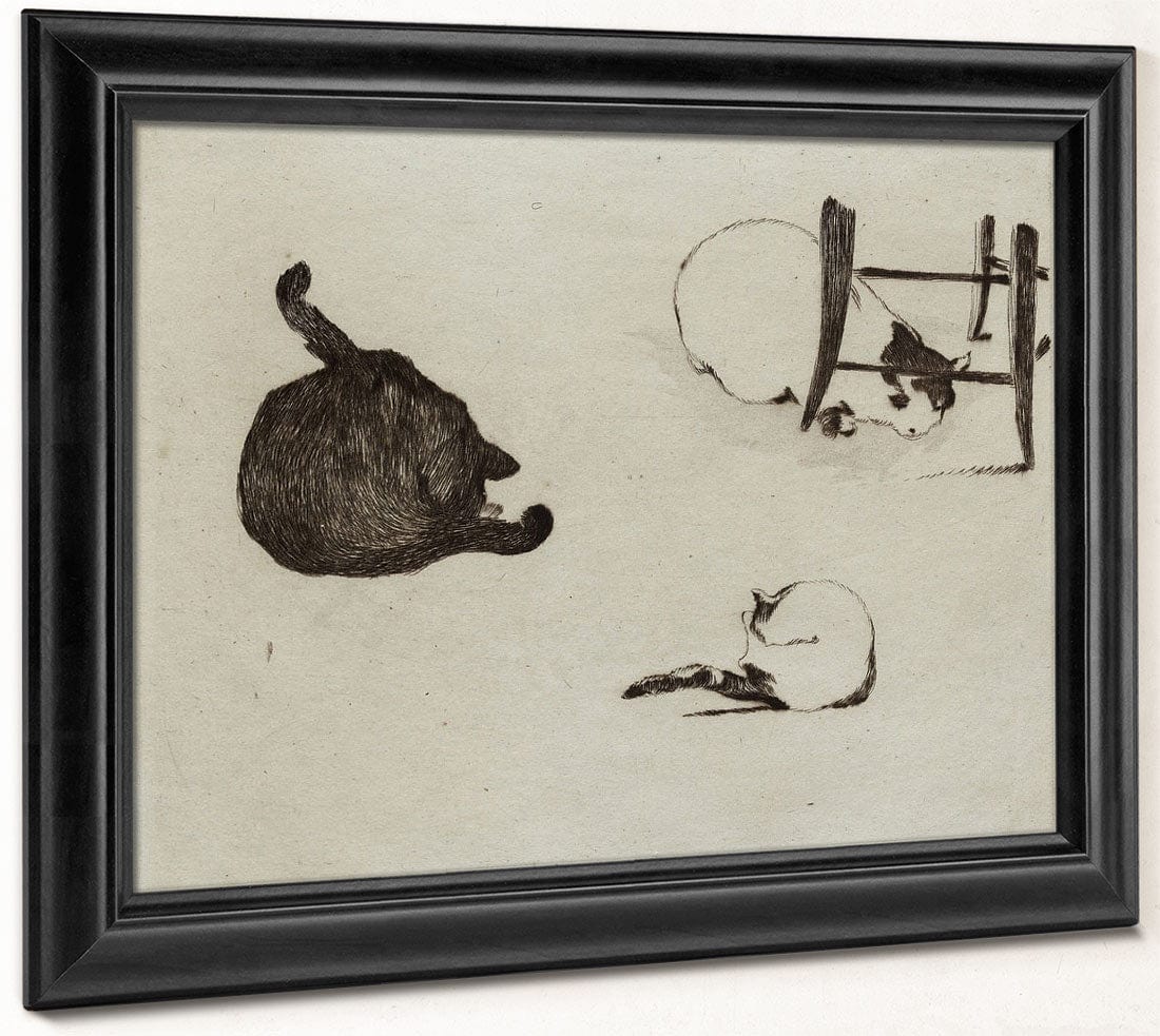 Les Chats By Edouard Manet Phoenix 4x3