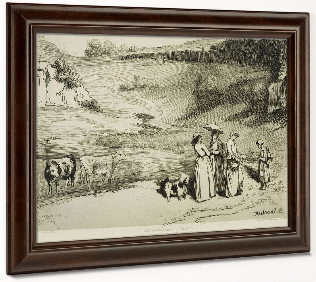 Les Demoiselles De Village By Jean Desire Gustave Courbet Phoenix 4x3