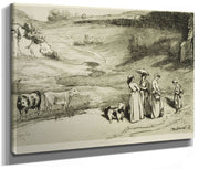 Les Demoiselles De Village By Jean Desire Gustave Courbet Phoenix 4x3
