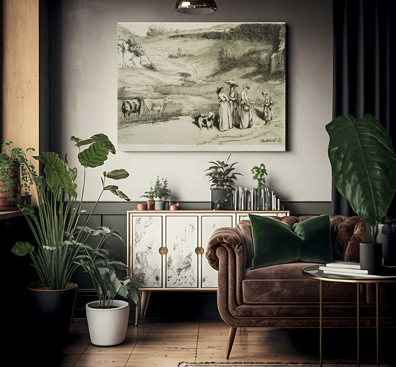 Les Demoiselles De Village By Jean Desire Gustave Courbet Phoenix 4x3