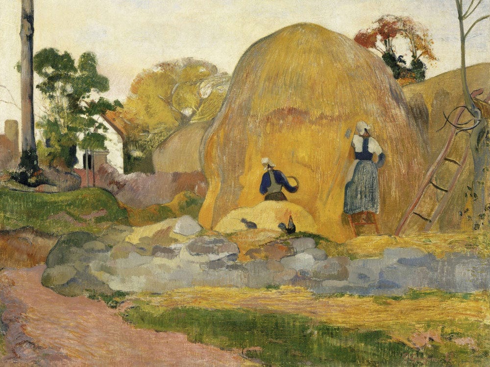 Les Meules Jaunes Ou La Moisson Blonde By Paul Gauguin Phoenix 4x3