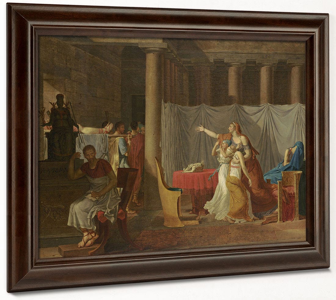 Lictors Bring Back To Brutus The Bodies Of His Sons By Jacques Louis David Phoenix 4x3