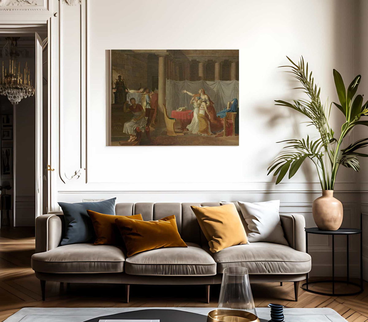 Lictors Bring Back To Brutus The Bodies Of His Sons By Jacques Louis David Phoenix 4x3