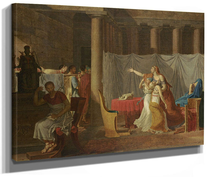 Lictors Bring Back To Brutus The Bodies Of His Sons By Jacques Louis David Phoenix 4x3