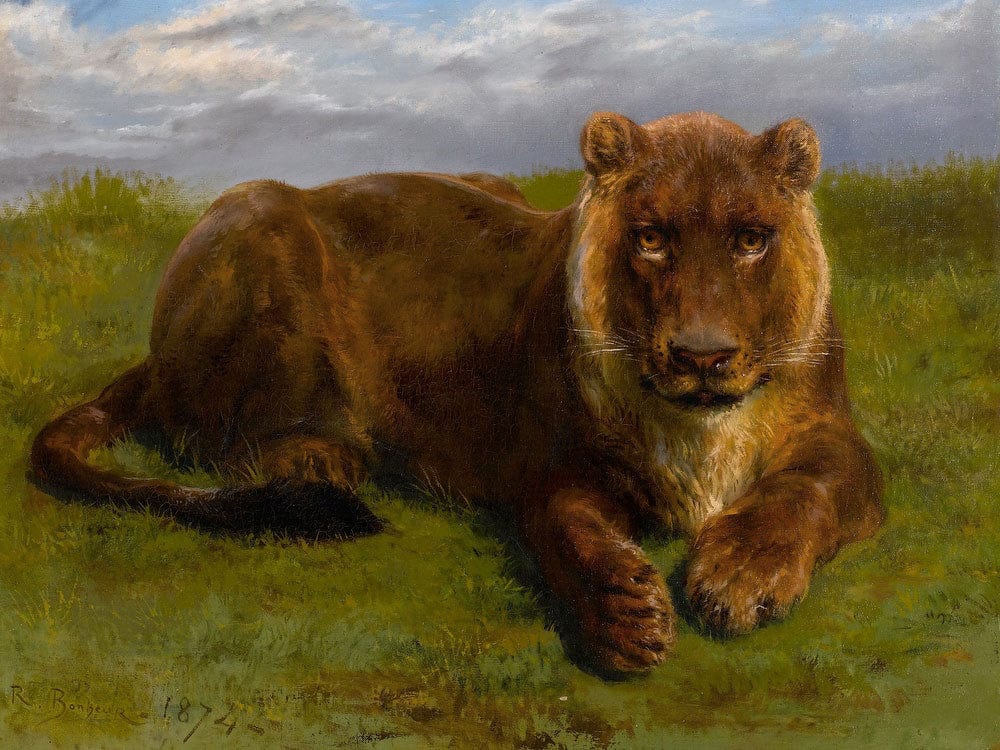 Lionne Posant By Rosa Bonheur Phoenix 4x3