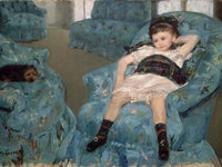 Little Girl In A Blue Armchair By Mary Cassatt Phoenix 4x3