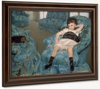 Little Girl In A Blue Armchair By Mary Cassatt Phoenix 4x3
