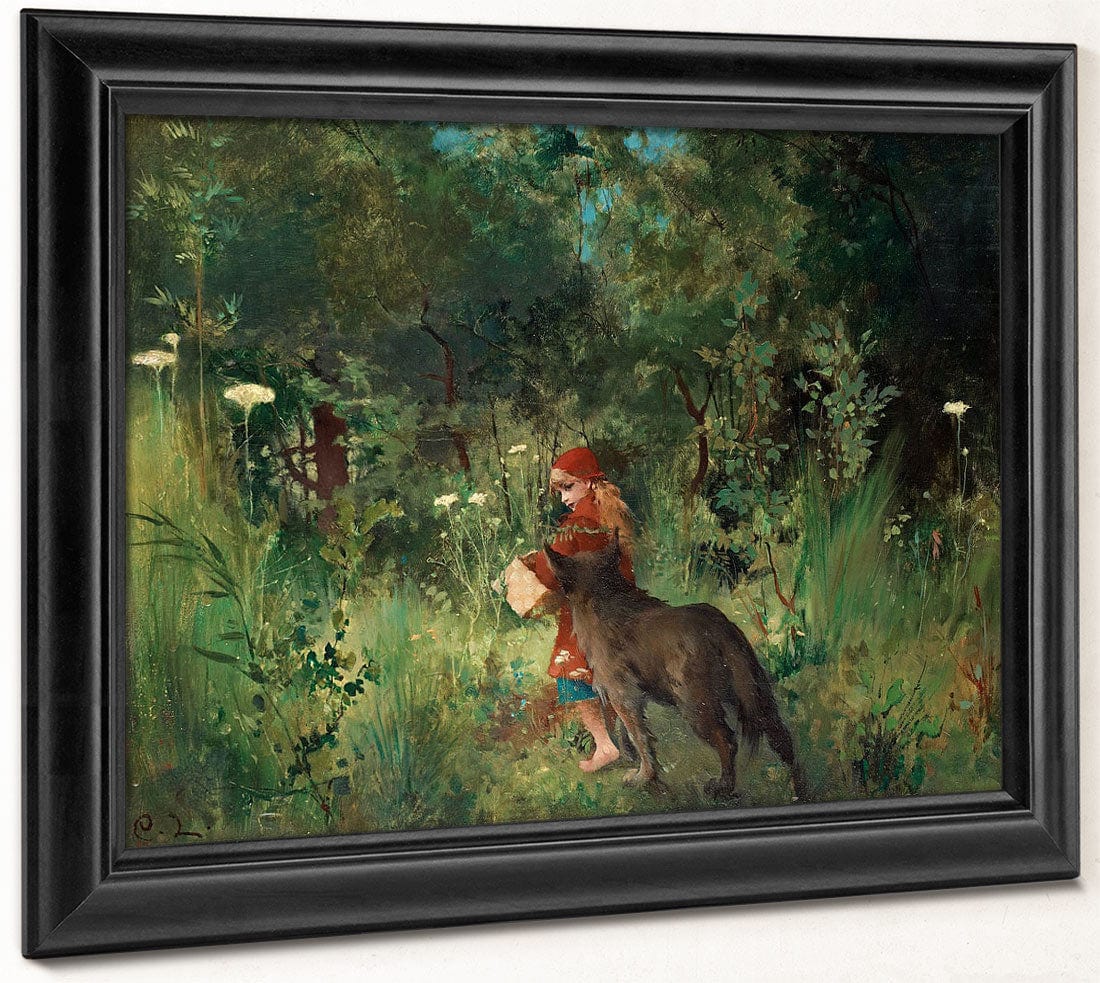 Little Red Riding Hood By Carl Larsson Phoenix 4x3