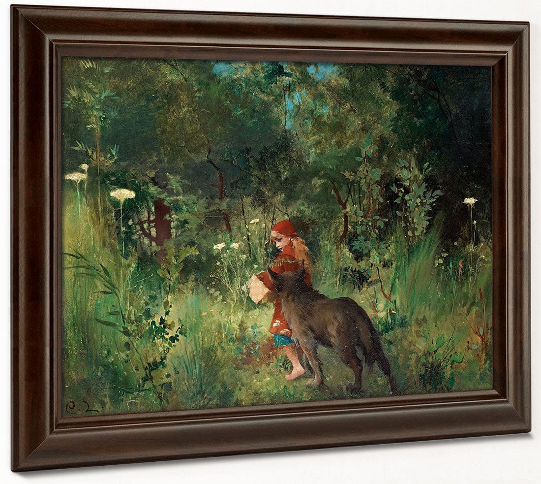 Little Red Riding Hood By Carl Larsson Phoenix 4x3