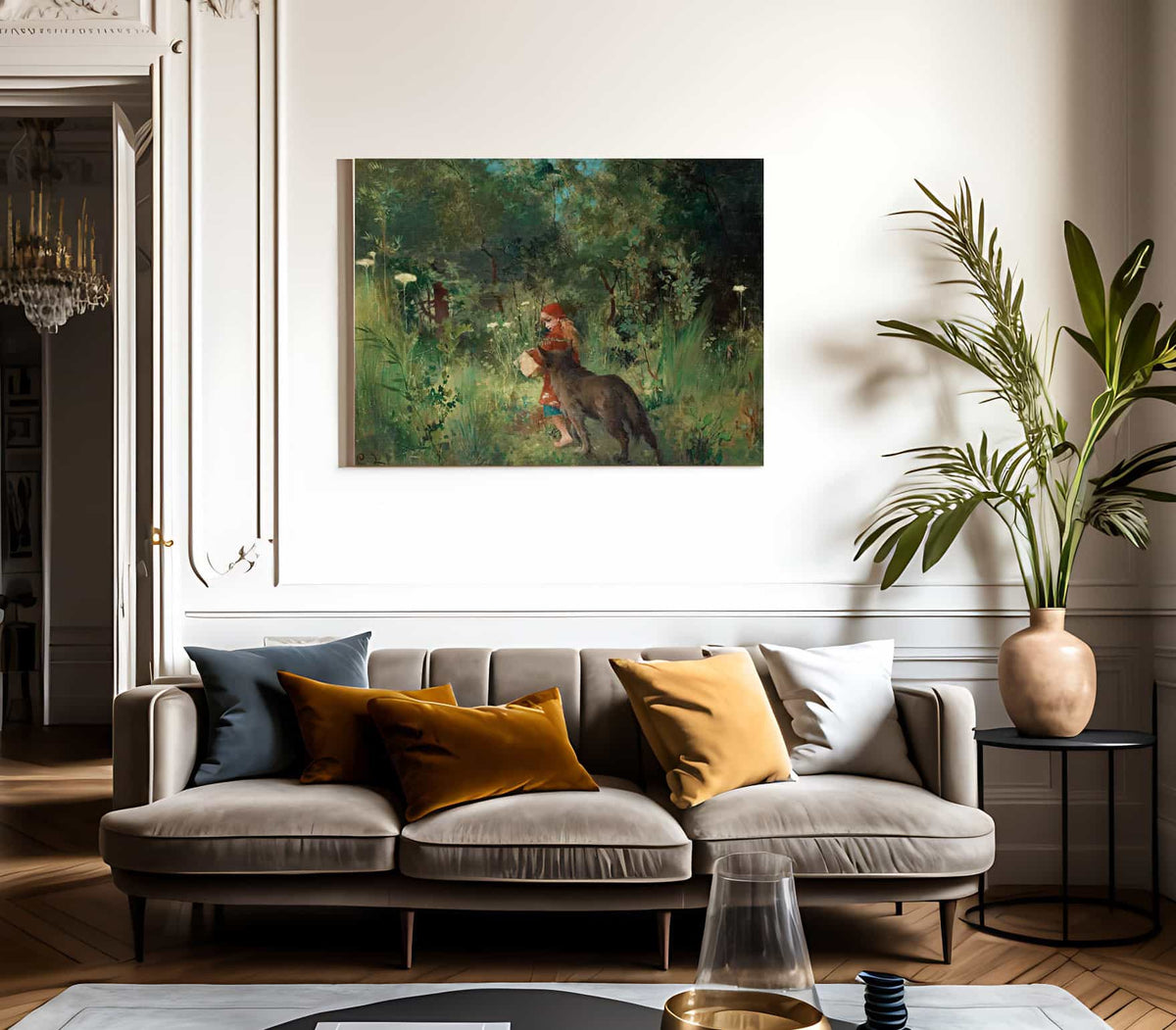 Little Red Riding Hood By Carl Larsson Phoenix 4x3