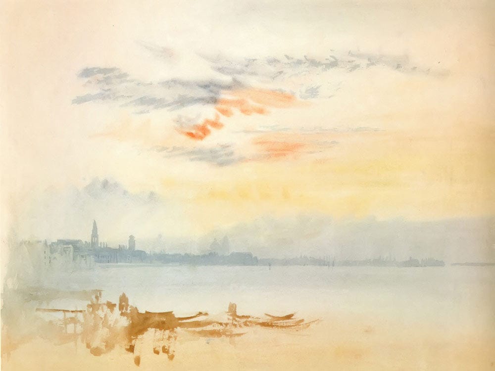 Looking East From The Giudecca Sunrise 1819 By Jwm Turner Phoenix 4x3