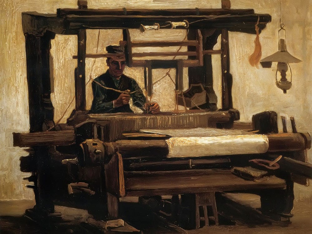 Loom With Weaver By Vincent Van Gogh Phoenix 4x3