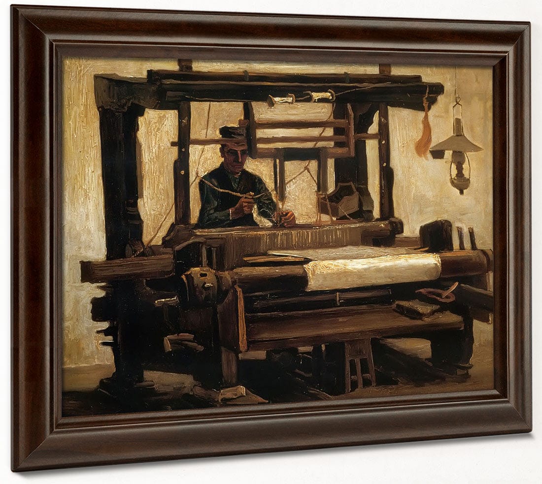 Loom With Weaver By Vincent Van Gogh Phoenix 4x3