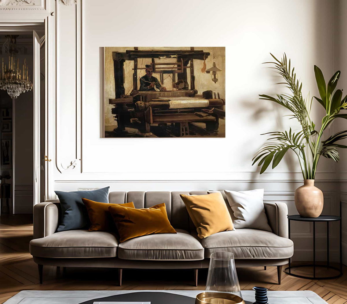 Loom With Weaver By Vincent Van Gogh Phoenix 4x3